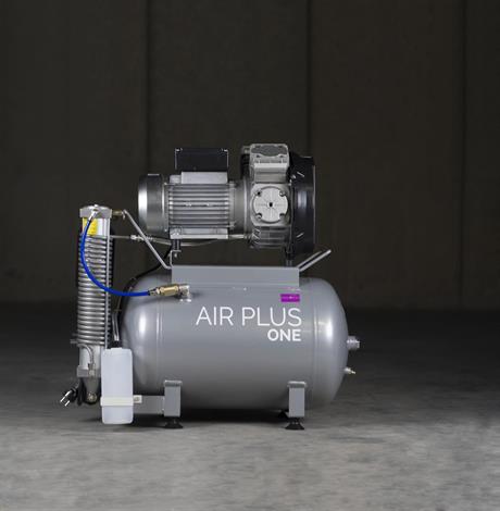 AIR PLUS_FIVE COMPRESSOR - 450 l/min at 5bar - Chamber 100 lt - 2x2.5 HP