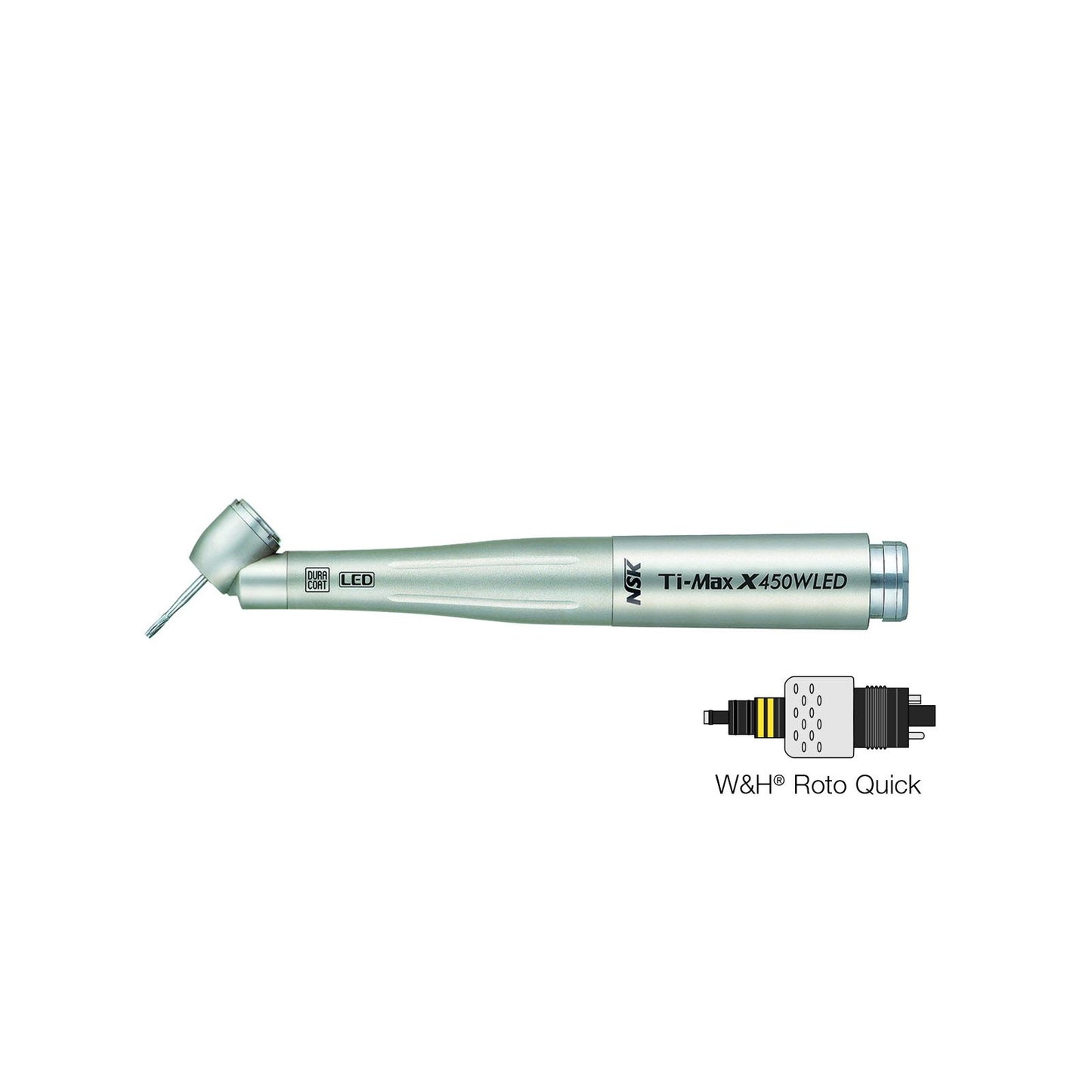 Turbin NSK Ti-Max X450 med W&H, NSK och Kavo Koppling