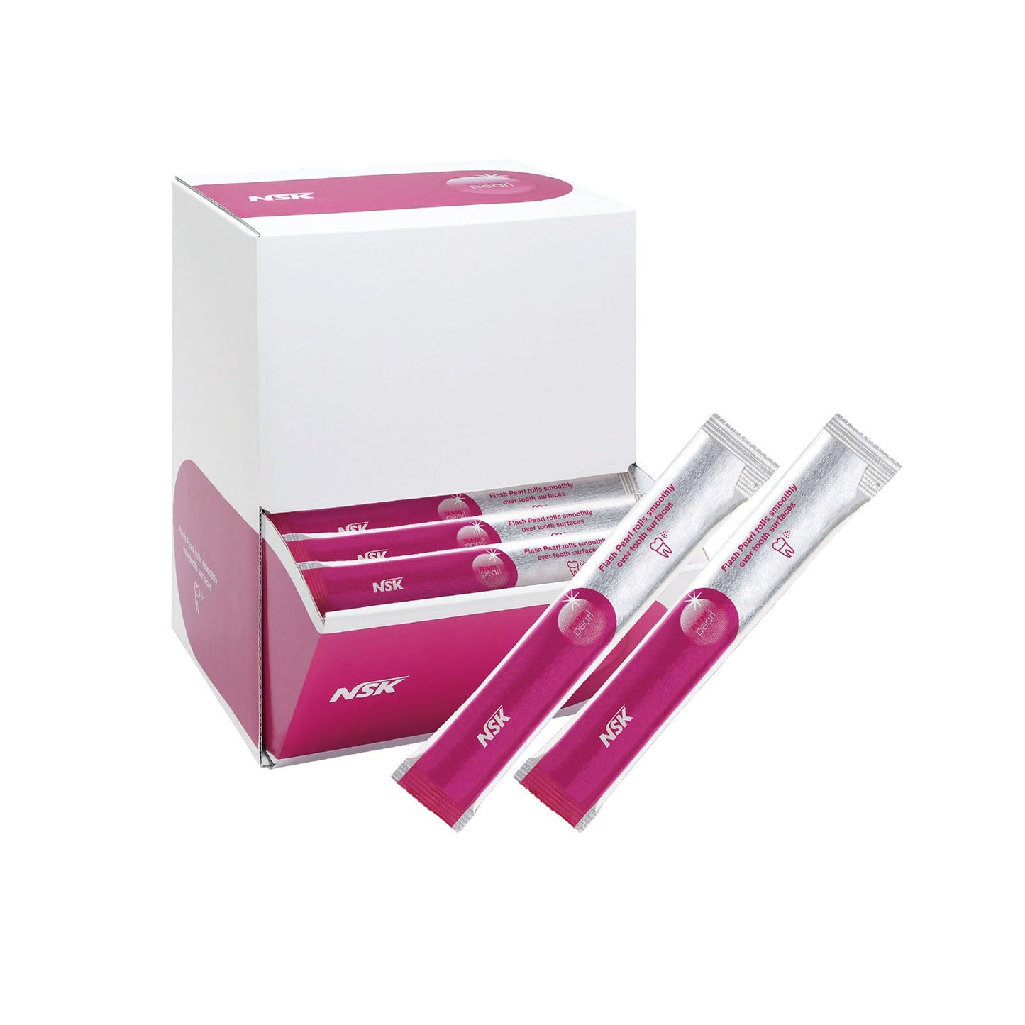 NSK FLASH pearl 100x5g – Air Polish Pulver Portionsförpackning