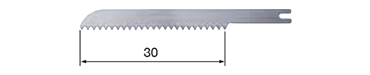 Blad för fram- och återgående rörelse SGR-3 30mm